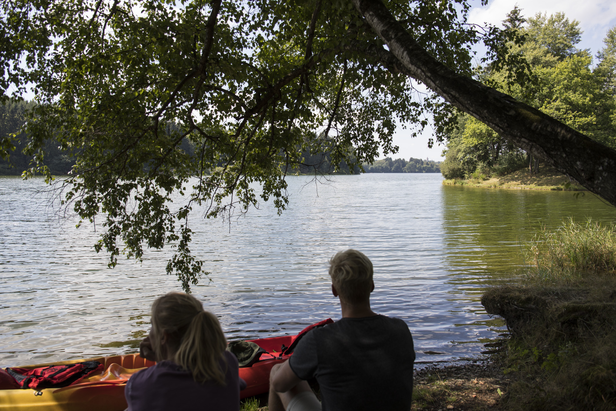 Kajaktour auf dem Bütgenbacher See
